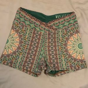 Wolven Lineage Crossover High-Waisted Short
